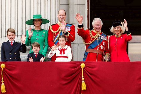 Trooping The Colour 2023, Charles King, Ian Mcewan, Horse Guards Parade, George And Charlotte, Trooping The Colour, Philip Treacy, Lady Louise Windsor, King Birthday