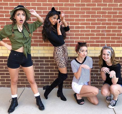 safari day Spirt Week Safari Day, Safari Theme Dress Up, Safari Spirit Week, Safari Spirit Day, Jungle Spirit Day Outfit, Safari Spirit Day Outfits, Safari Day Spirit Week, Safari Theme Outfit Women, Safari Dress Up Day At School