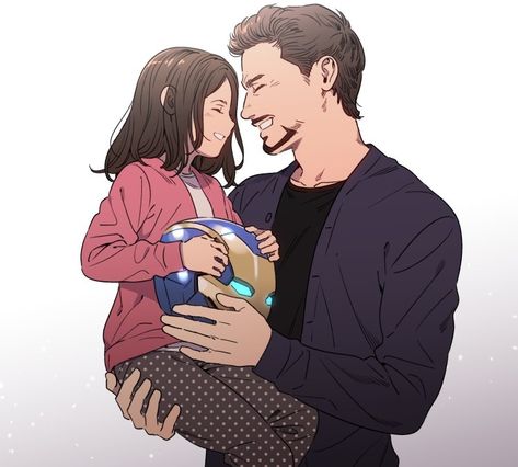 Morgan & Tony Stark Morgan Stark, Kapten Marvel, Univers Marvel, Marvel Fan Art, Marvel Stuff, Romanoff, Marvel Wallpaper, Marvel Fan, Marvel Funny