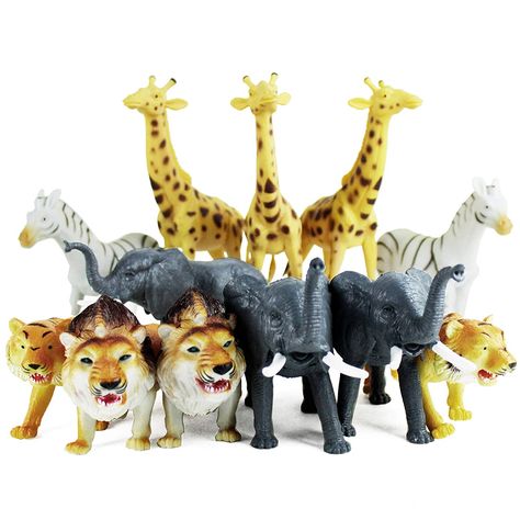 spray paint gold for centerpieces Animal Figurine Toys, African Jungle, Lion Toys, Animal Action, Safari Theme Nursery, Safari Theme, Safari Baby Shower, Educational Toys For Kids, Plastic Animals