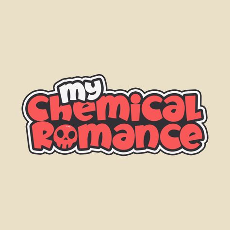 MCR stickers. get it here! - https://www.teepublic.com/t-shirt/42909366-my-chemical-romance Mcr Stickers, Journaling Prints, My Chemical Romance Logo, Emo Stuff, Black And White Stickers, Band Stickers, Emo Bands, Music Design, My Chemical