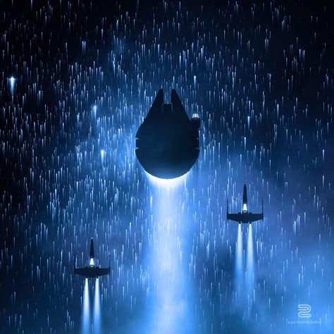 Le Cosmos de Star Wars II on Behance Star Wars Background, Wallpaper Inspiration, Star Wars Tattoo, Star Wars Ships, Star Wars Wallpaper, Star Wars Artwork, Star Wars Fan Art, Star Wars Pictures, Star Wars Images