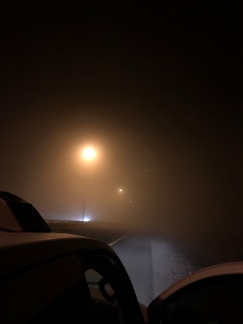 Fog, dark, night, drive, car Indian Cafe, Night Window, Night Drive, Portrait Photography Women, Silent Hill, Night Driving, Dark Night, Photography Women, Car Lights