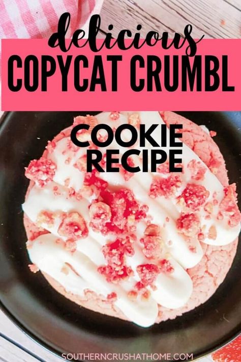 Crumbl Cookie Copycat Strawberry Ice Cream Bar, Crumbl Cookie Strawberry Shortcake, Crumbl Strawberry Ice Cream Bar Cookie, Strawberry Ice Cream Bar Crumbl Cookie, Crumbl Cookie Copycat French Toast, Copycat Crumbl Cookie Recipe, Crumbl Strawberry, Crumble Cookie Copycat Recipe, Crumbl Cookie Recipes