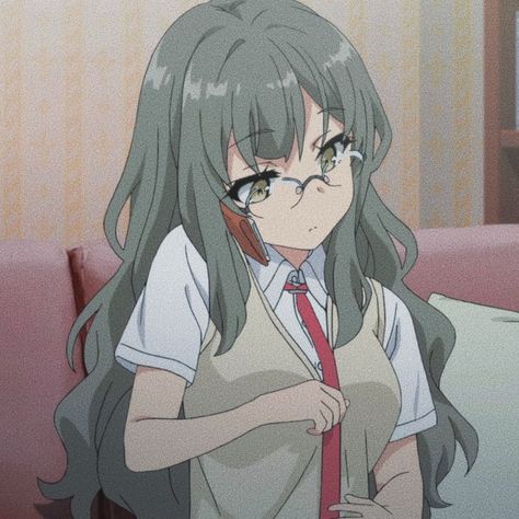 Rio Futaba Pfp, Futaba Rio, Rio Futaba, Bunny Girl Senpai, Blue Springs Ride, Hey Hey Hey, Mai Sakurajima, Bunny Girl, Cute Anime Wallpaper