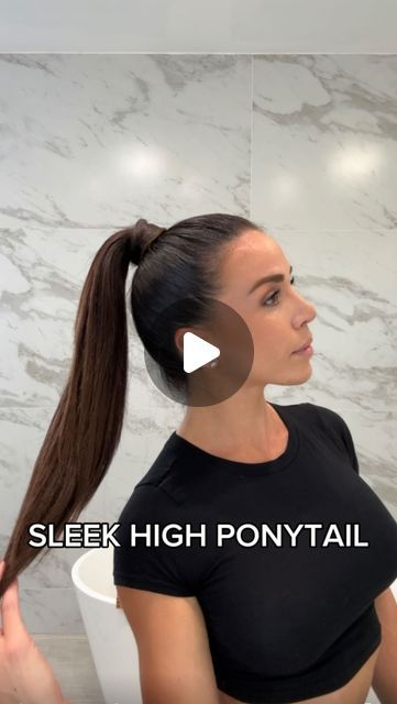 Ainsley Rodriguez on Instagram: "10 MIN SLEEK HIGH PONYTAIL
.
Perfect hairstyle for those dirty hair days!
.
This is my go-to and so easy and simple 🥰
.
#hairtutorial" Ponytail Hairstyles, Sleek High Ponytail, Ainsley Rodriguez, Pony Hairstyles, Perfect Hairstyle, High Ponytail, Sleek Ponytail, Perfect Hair, Hair Day