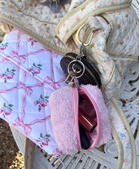 Conventionally charming, micro keychains are now live 🦢🦋✨🌺 #keychains #handmade #beautybag #girlsaccessory #pouch #microkeychainpouch #lipbalmholder #sanitiser #girl #pink Zipper Pouch Keychain, Mini Pouch Keychain, Mini Purse Keychain, Sewing Keychain, Mini Bag Keychain, Pink Bag Charm Keychain For Everyday Use, Beauty Pouch, Cheap Pink Keychain Bag Charm, Keychain Pouch