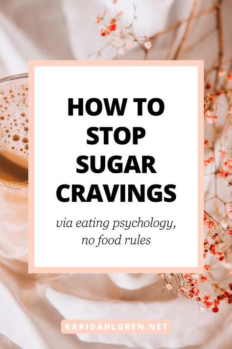 Do you tend to crave sweets the most after a meal? There are many, many reasons for it. Some of them are biological and others are psychological. I dug into plenty of clinical studies to help you identify which resonates the most with you. And I don't know about you, but the more I resist sugar, the more I tend to crave it! And eating psychology is what finally helped me stop sugar cravings. Stop Sugar, Cut Sugar, Stop Sugar Cravings, Sugar Detox Recipes, Bad Carbohydrates, Craving Sweets, Sugar Detox Diet, How To Stop Cravings, Sugar Free Diet