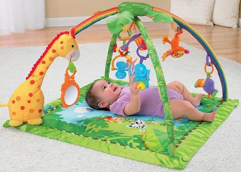 Fisher Price Baby Toys, Baby Activity Gym, Toddler Gear, Fisher Price Baby, Baby Play Gym, 3 Month Old Baby, Mattel Shop, Toys By Age, Activity Gym