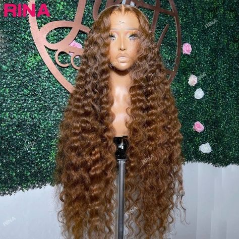 Just found this amazing item on AliExpress. Check it out! $65.51 54％ Off | Chocolate Brown Color Wear And Go Deep Wave 13x4 Glueless HD Lace Wigs 13x6 Transparent Lace Front Human Hair For Black Women Brown Curly Lace Front Wig, Wig Hairstyles Water Wave, Vacation Wigs For Black Women, Black Deep Wave Wig, Brown Water Wave Wig, Brown Curly Wig, Brown Water, Wig Colors, Lace Front Human Hair Wigs