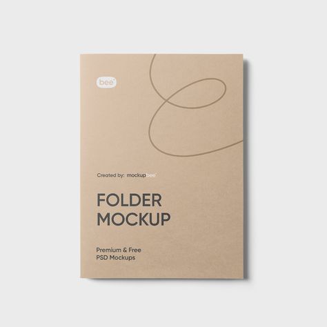 Free Folder Mockup - mockupbee Folder Mockup, Paper Folder, Project Presentation, Change Background, Mockup Free Psd, Free Mockup, Mockup Psd, Top View, Free Psd