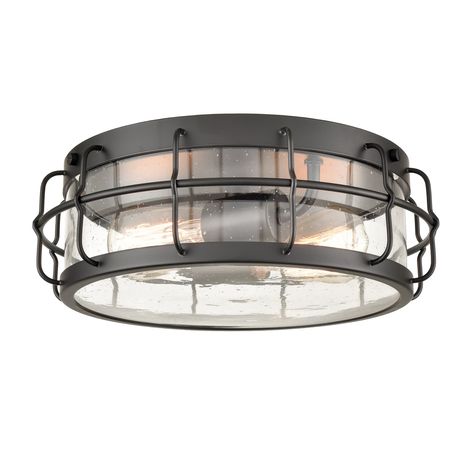 The flush mount ceiling light’s canopy, bottom accent, and metal wires feature a semi-gloss black finish, introducing an industrial appeal to your living space. Crafted of impurity-free hang-blown glass, its clear seedy glass drum shade brings a dreamlike vibe to your interior. A myriad of metal wires crisscross to form a rounded caged silhouette and…
The post Black Round Ceiling Light Flush Mount with Clear Seedy Glass Shade appeared first on CLAXY. Round Ceiling Light, Interior Lighting Ceiling, Metal Ceiling Lighting, Industrial Ceiling Lights, Kitchen Lights, Round Ceiling, Light Ideas, Glass Ceiling Lights, Metal Ceiling