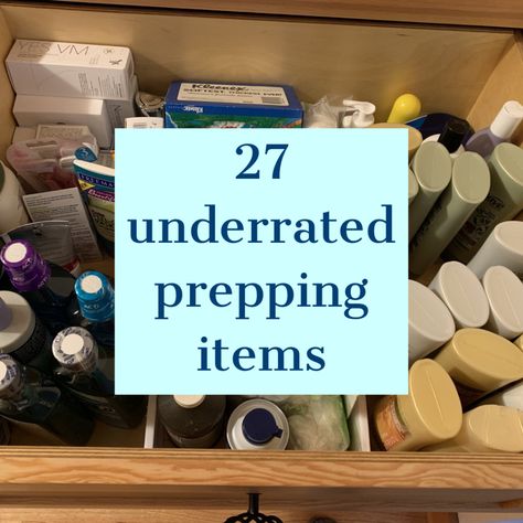 27 Underrated Prepping Items - Rogue Preparedness - how to get prepared for emergencies and disasters Prepper Items, Emergency Preparedness Items, Survival Prep, Emergency Prepardness, Doomsday Prepping, Emergency Preparedness Kit, Emergency Preparation, Prepper Survival, Emergency Supplies