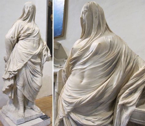 The illusion of transparent veil in marble by Antonio Corradini Sculpture Illusion, Layers Gcse, Veil Transparent, Antonio Corradini, Dnd Gods, Bernini Sculpture, Art Folio, Photo Study, Lorenzo Bernini