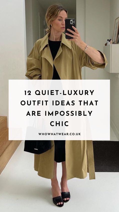 Quiet Luxury Fashion Autumn, Quite Luxury Fashion Outfits, Quiet Luxury Date Night Outfit, Quiet Luxury Trend 2023, Casual Elegant Outfits Autumn, Quiet Luxury Night Outfit, Luxury Fashion Trends 2023, Quiet Wealth Outfits, Jcrew Aesthetic Women