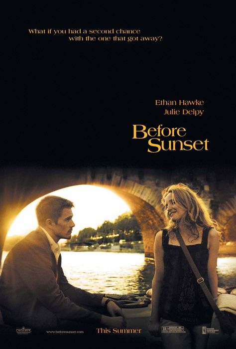 Before sunset Before Sunset Movie, Best Indie Movies, Before Trilogy, Julie Delpy, Septième Art, Movies Worth Watching, Romantic Films, School Of Rock, I Love Cinema