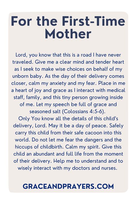 We'll share 6 calming prayers to help mothers pray for a safe delivery of a healthy baby. Whether it's your first child or your fifth we can help. Prayers For A New Mom, Prayer For Labor And Delivery Mom, Prayer For My Unborn Baby, Prayer For Safe Delivery Of Baby And Mom, Prayer For Baby In Womb, Prayer For Safe Delivery, Prayers For New Baby, Prayer For Healthy Pregnancy, Healthy Pregnancy Prayer