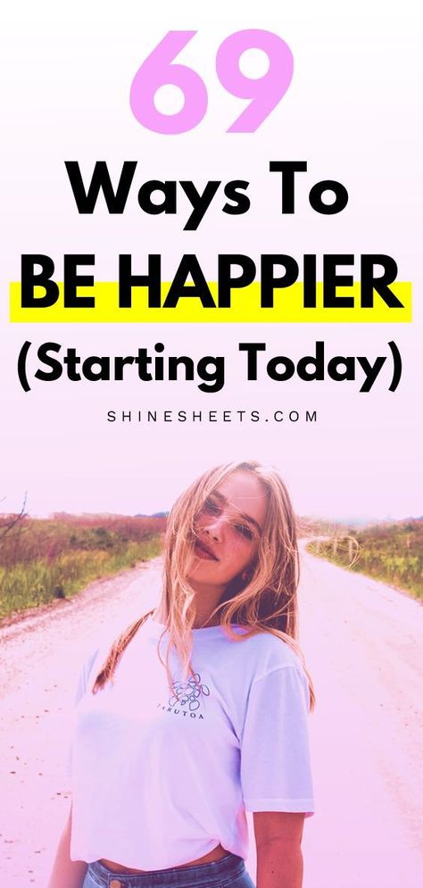 How to be happy? Or at least - how to be happier than you are right now? Click to get a list of 69 simple ways to become happier, and start to improve your mood today - in a gentle & self-compassionate way. | ShineSheets.com | How to be happy with yourself, How to be happy again, How to be happy when you're not, Be happy every day, Be a happier person, How to be happier tips, How to find happiness, How to live a happy life, #happy #happiness #behappy #behappier #personaldevelopment #mentalhealth How To Become Happy, Ways To Be Happier, Become Wealthy, Find Happiness, Happy Again, Finding Happiness, Happy Today, Get Happy, Stay Happy