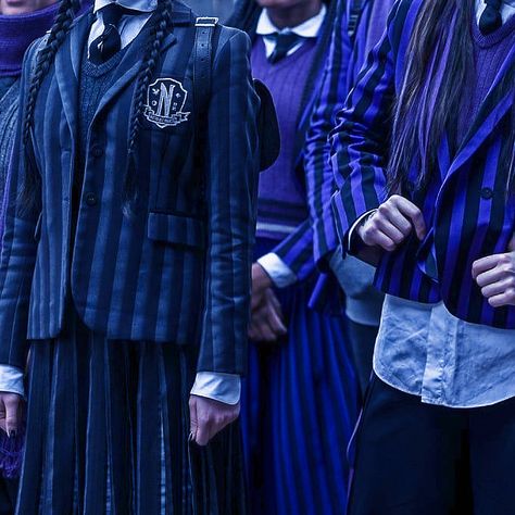 Nevermore Academy Uniform Aesthetic, Addams Family Vibes, Nevermore Academy Dorm, Wednesday Shifting Visuals, Nevermore Dorm, Wednesday Visuals, Nevermore Academy Aesthetic, Nevermore Uniform, Nevermore Wednesday