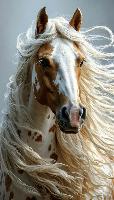 Horse Head Photography, Stallion Horses Art, Piebald Horse, Rare Horse Colors, Mustang Stallion, Pictures Of Horses, Comedy Wildlife Photography, Wild Horses Photography, Horse Art Drawing