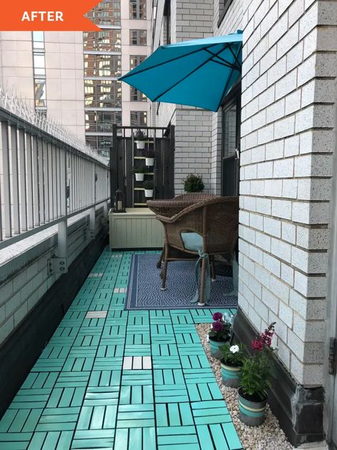 Wood deck tiles