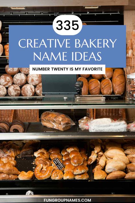 335 Creative Bakery Name Ideas Pastry Shop Design Interior, Sourdough Bakery Names, Christian Bakery Names, Cottage Bakery Aesthetic, Bakery Names Creative, Baking Business Names Ideas, Home Bakery Name Ideas, Cottage Bakery Ideas, Bakeries Design