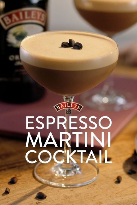 Baileys espresso martini cocktails for when you’re feeling fancy. Coctails Recipes Baileys, Baileys Mocha Martini, Baileys Espresso Creme Drinks, Baileys Espresso Martini, Baileys Recipes Drinks Cocktails, Recipes With Baileys, Espresso Martini With Baileys, Baileys Drinks Cocktails, Martini Ideas