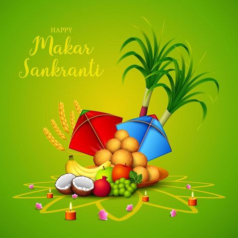 Happy Makar Sankranti greeting card Makar Sankranti Greetings, Happy Diwali Images Hd, Happy Makar Sankranti, Happy Diwali Images, Diwali Images, Makar Sankranti, Morning Beautiful, Happy Diwali, Ads Creative