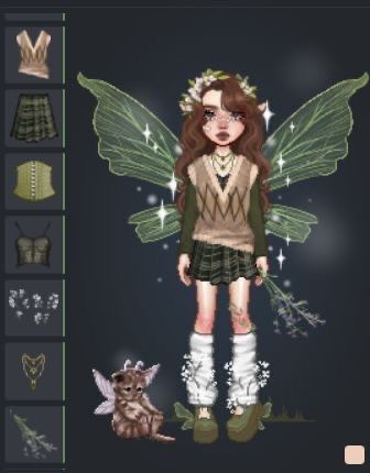 Fairy Grunge Everskies, Fairycore Everskies, Everskies Cottagecore, Fairycore Drawing, Fairy Aesthetic Outfit, Grunge Fairycore Aesthetic, Fairy Grunge Outfit, Fairy Grunge Aesthetic, Everskies Fits