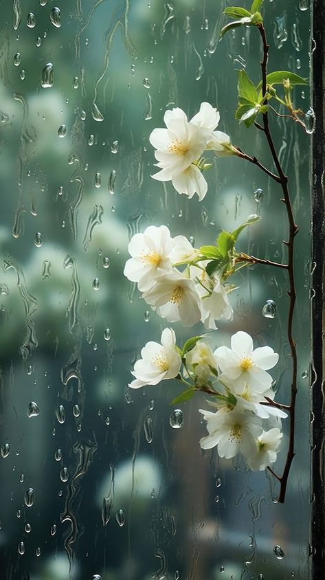 Rain Iphone Wallpaper, Pretty Rain, Love Birds Pet, Rain Night, Flower Rain, Birds Pet, Rainy Wallpaper, Hd Flower Wallpaper, Rain Aesthetic