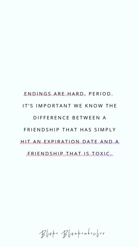 Toxic Friendship or Necessary Endings? Learn about the nuances of friendship as we walk through the facets of friendship that don't get enough airtime like necessary endings, saying goodbye to toxic friends, and how to heal after a friend break-up. Losing A Toxic Best Friend, Friends Ending Quotes, Divorce Friendship Quotes, Healing From Friendship, Friendship Separation Quotes, Troubled Friendship Quotes, Break Up With Best Friend, Friendship That Ends Quotes, Obsessive Friends Quotes