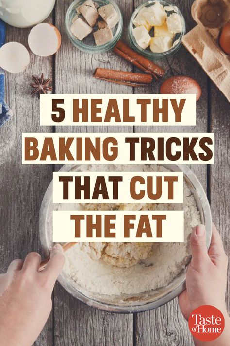 5 Healthy Baking Tricks That Cut the Fat Low Fat Baking Recipes, No Fat Desserts, Low Fat Baked Goods, Healthy Low Fat Desserts, Low Saturated Fat Desserts, Low Fat Cake Recipes, Fat Free Meals, Low Saturated Fat Recipes, Fat Free Cookies