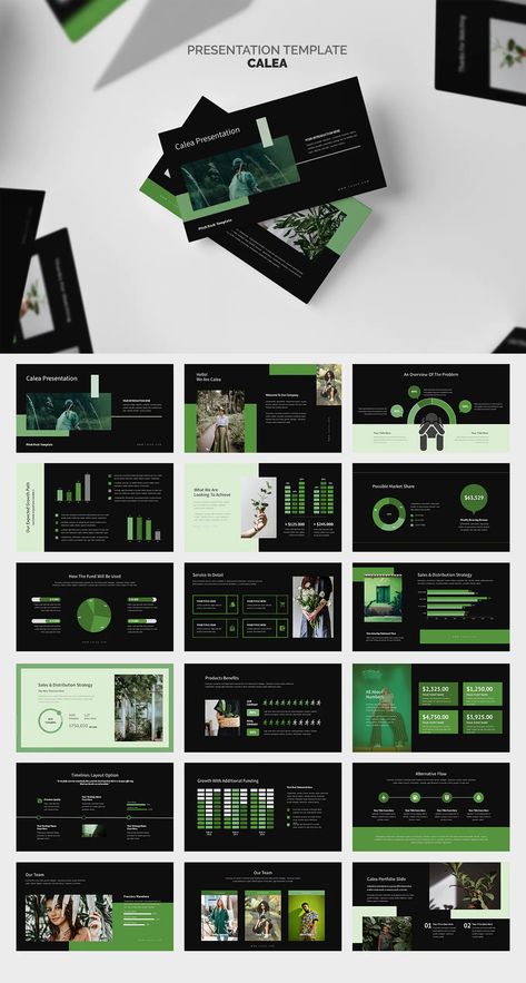 Nutrition Website Design, Green Slides, Creative Presentation Ideas, Business And Advertising, Logo And Identity Design, Pitch Presentation, Ppt Template Design, Graphic Design Portfolio Layout, Case Presentation