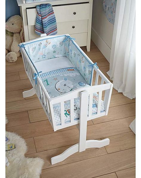 Clair De Lune 40 Winks Crib Set Baby Jhula Designs, Blue Crib Bedding, Baby Crib Designs, Babies Pics, Blue Crib, Crib Design, Nursery Bassinet, Baby Boy Newborn Photography, Cradle Bedding