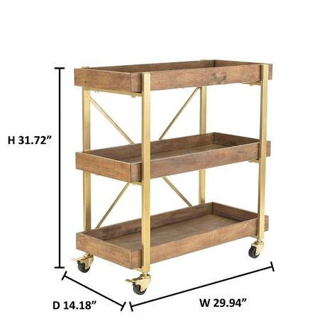 Wooden Kitchen Bar, Bar Cart Gold, Kitchen Bar Cart, Wood Bar Cart, Modern Contemporary Kitchen, Metal Bar Cart, Contemporary Couches, Gold Bar Cart, Glass Bar Cart