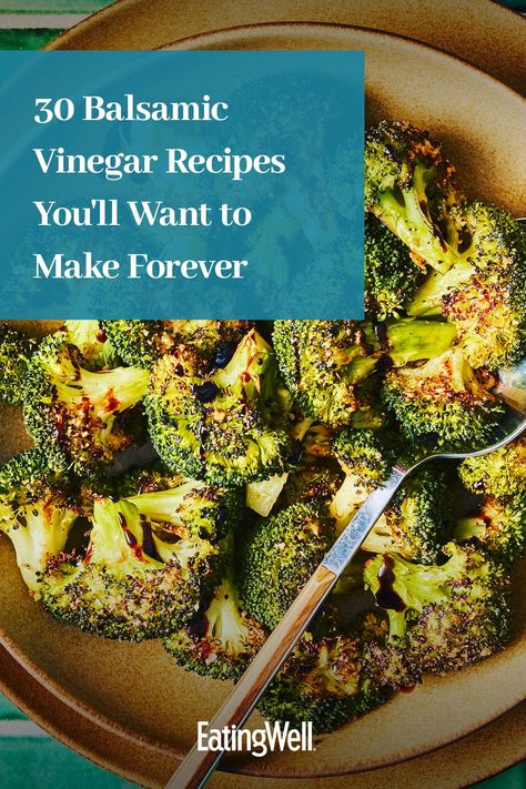 These highly-rated recipes feature rich and tart balsamic vinegar in fan-favorite recipes, from delicious roasted veggies to convenient entrées. Recipes like our Slow-Cooker Balsamic Short Ribs and Crispy Smashed Broccoli with Balsamic & Parmesan ensure that your bottle of sweet and tangy balsamic vinegar never gets left behind. Recipes That Use Balsamic Vinegar, Vinegar Dinner Recipes, Balsamic Veggies Sauteed, Recipes With Balsamic Vinegar Glaze, Recipes With Balsamic Vinaigrette, What To Use Balsamic Glaze On, Recipes With White Balsamic Vinegar, How To Use Balsamic Vinegar, Uses For Balsamic Vinegar