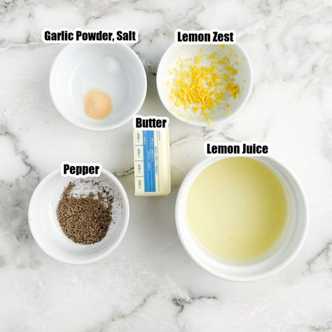 This lemon pepper sauce recipe is great for chicken wings, pasta, and more. Bright, zesty, lemon pepper sauce can be made with just a few ingredients and in less than 10 minutes. Lemon Pepper Sauce Recipe, Lemon Pepper Sauce, Pepper Sauce Recipe, Lemon Butter Sauce, Lemon Butter, Lemon Pepper, Pepper Sauce, Homemade Sauce, Few Ingredients