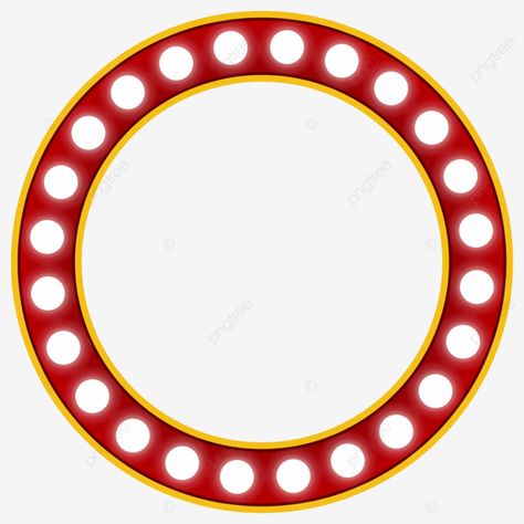 Banner Design, Circle Frame, Red Circle, Circus Theme, Framed Abstract, Circle Frames, Round Circle, Light Effect, Free Png