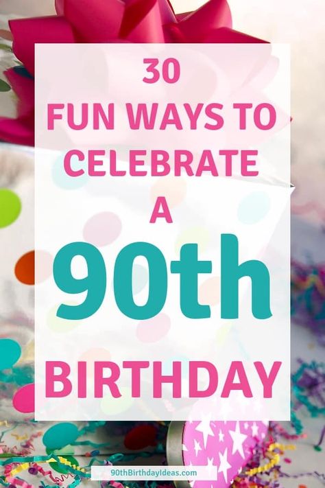 Fun Ways to Celebrate a 90th Birthday Cupcakes For 90th Birthday Party, 90th Birthday Party Themes, 90th Birthday Table Decorations, 90th Birthday Centerpiece Ideas, 90 Th Birthday Cake Ideas, 80th Birthday Cake Grandpa, 90th Birthday Ideas, 90th Birthday Party Theme, 90th Birthday Party Ideas