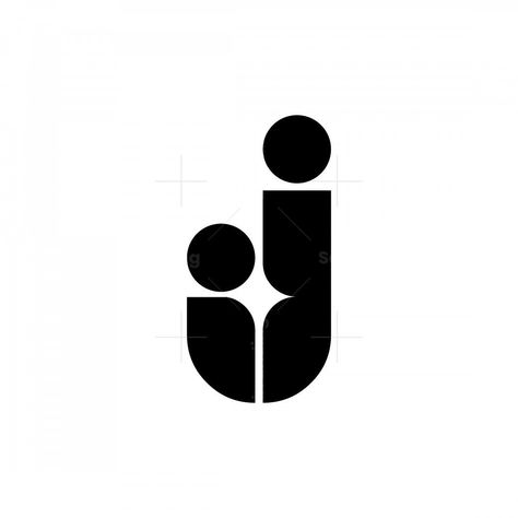 IJ Or JI Letter Logos #logo #business #logodesign #design One Letter Logo Design, Simple Monogram Logo, Logo With People, Logos With Letters, I Monogram Logo, Two Letters Logo, Graphic Designer Logos, One Letter Logo, I Logo Design Letter