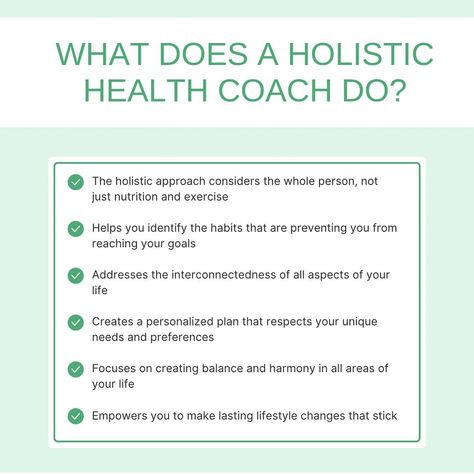 Have you ever wondered what a “holistic” health coach does? Holistic Life Coach, Health Coaching Tools, Mental Cleanse, Holistic Coaching, Coaching Models, Holistic Nursing, Iin Health Coach, Holistic Coach, Wellness Coaching Business