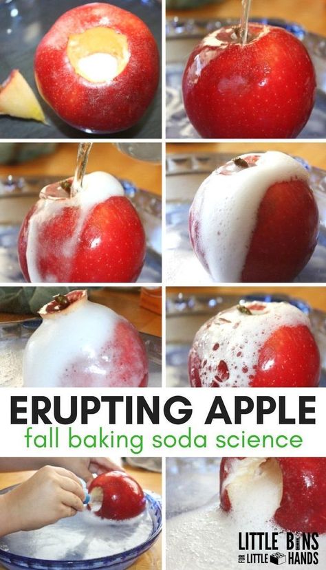 John Appleseed, Apple Science Experiments, Apple Science, Baking Soda Science, Teacher Goals, Preschool Apple Theme, Apple Crafts, Fall Science, Planning School