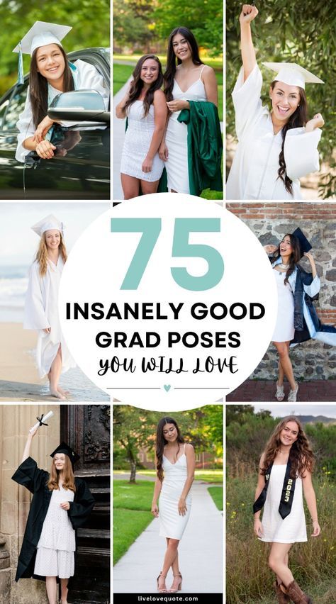 OMG LOVE these graduation photoshoot ideas! These grad poses will give you the inspo you need. You'll find graduation poses cap and gown, graduation poses with friends, graduation poses with family, high school graduation photoshoot, creative graduation photoshoot ideas, college graduation photoshoot ideas, cool graduation pictures, university graduation pictures ideas, and more. I hope you enjoy these cute grad photo ideas. College Graduation Pictures With Friends, Graduation Poses With Friends, Graduation Poses Cap And Gown, School Graduation Photoshoot, Photoshoot Ideas Graduation, Creative Graduation Photoshoot, Cap And Gown Poses, Grad Photoshoot Ideas, Aesthetic Graduation Pictures