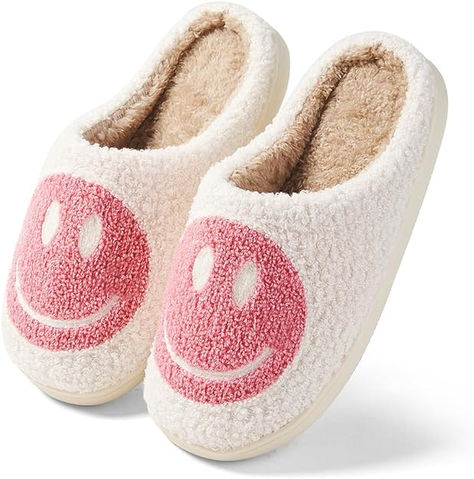 #affiliate #ad christmas gift ideas, pink smiley face slippers, tik tok viral, popular slippers, viral slippers, disco cowgirl Smile Cushion, Slides Fluffy, Smile Face Slippers, Smiley Slippers, Trendy Slippers, Cute Smiley Face, Preppy Women, Men Slippers, Comfy Slippers