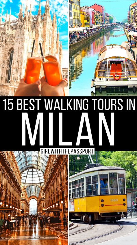 15 Best Walking Tours in Milan + Secret Expert Tips for 2023 Milan Walking Tour, Things To Do In Milan Italy, Milan Italy Travel, Milan Travel, Mediterranean Travel, Italy Trip Planning, Vacation Locations, Milan Italy, Italy Travel Tips