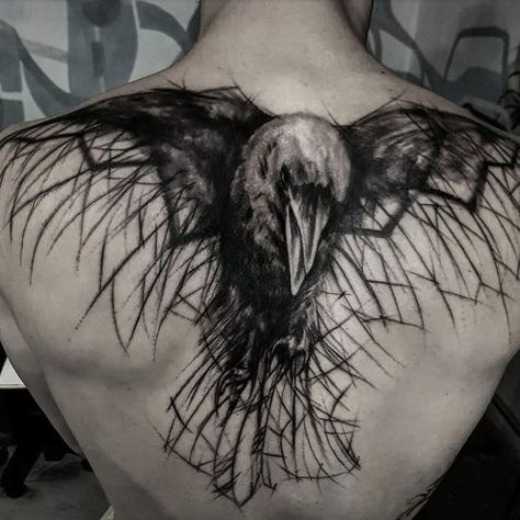 Tattoo Raven Tattoo Meaning, Hd Tattoos, Rabe Tattoo, Crow Tattoo Design, Tattoo T, Sketch Style Tattoos, Spirit Tattoo, Kunst Tattoos, Crow Tattoo