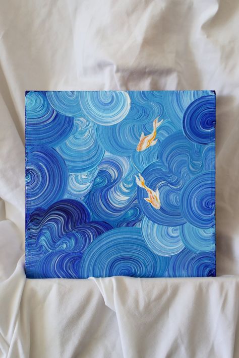 Indian Artforms, Beachy Paintings, Emotional Painting, Canvas Art Projects, Arte Van Gogh, Simple Canvas Paintings, Easy Canvas Art, Cute Paintings, Small Canvas Art