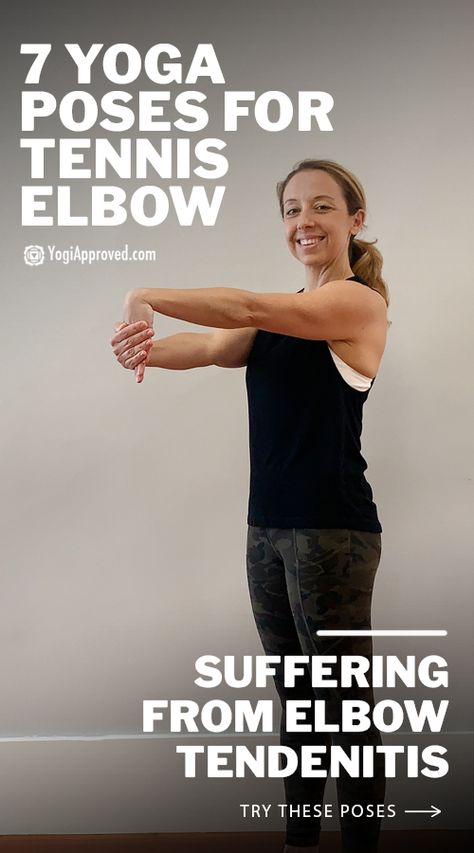 Tennis Elbow Relief Exercises, Tennis Elbow Stretches, Elbow Stretches, Tennis Elbow Relief, Tennis Elbow Exercises, Elbow Exercises, Elbow Pain Relief, Elbow Pain, Yoga Sequence