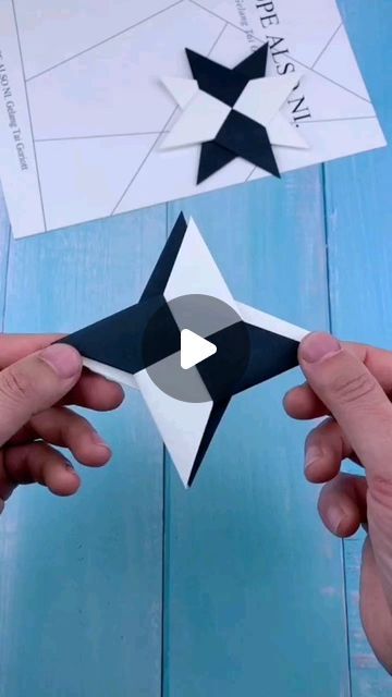 How To Make An Origami Star, Paper Origami Easy, Ninja Star Craft, Easy Paper Crafts For Kids Simple, Origami Star, Small Origami, Diy Ninja Stars How To Make, How To Make A Ninja Star, Diy Paper Ninja Star