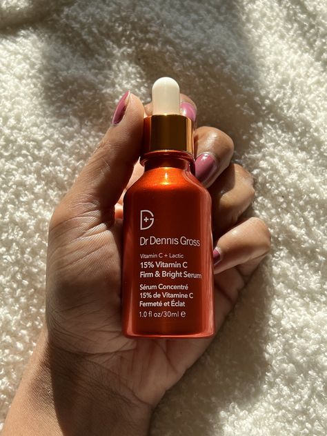 Dr. Dennis Gross Skincare Vitamin C Lactic 15% Serum Review | POPSUGAR Beauty Aesthetic Esthetician, Skincare Vitamin C, Best Vitamin C Serum, Deep Exfoliation, Peel Pads, Dennis Gross, Dr Dennis Gross, Hydrating Toner, Licorice Root Extract